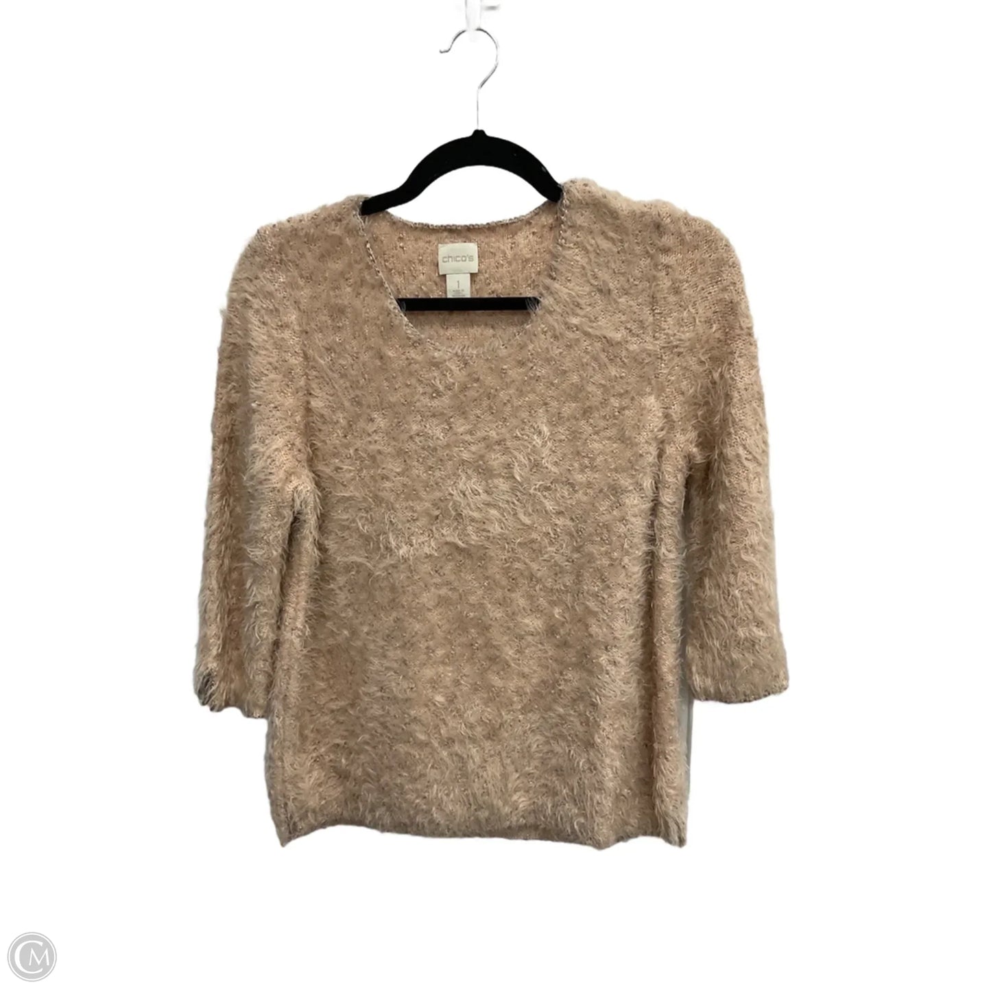 Sweater By Chicos In Pink, Size: M