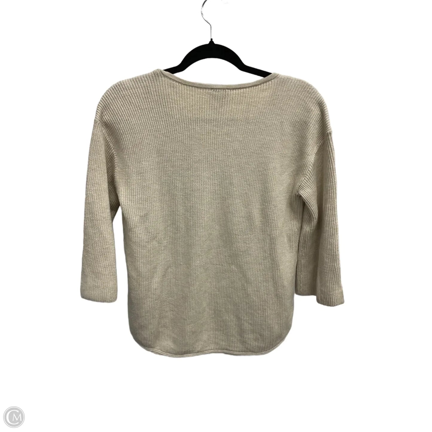 Sweater By Chicos In Beige, Size: M