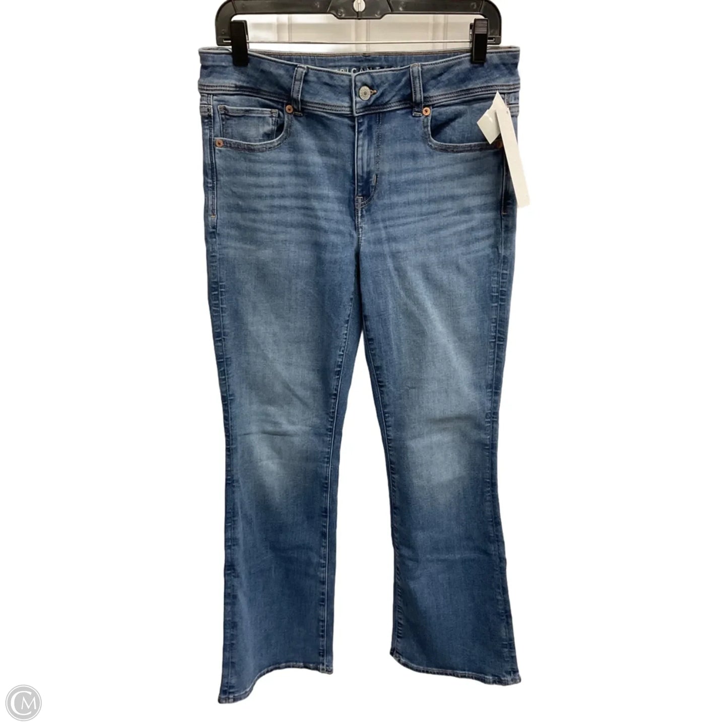 Jeans Boot Cut By American Eagle In Blue, Size: 8p