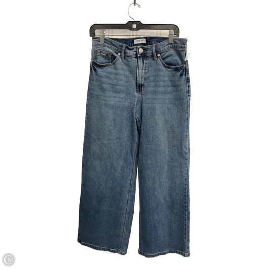 Jeans Wide Leg By Nine West In Blue, Size: 8