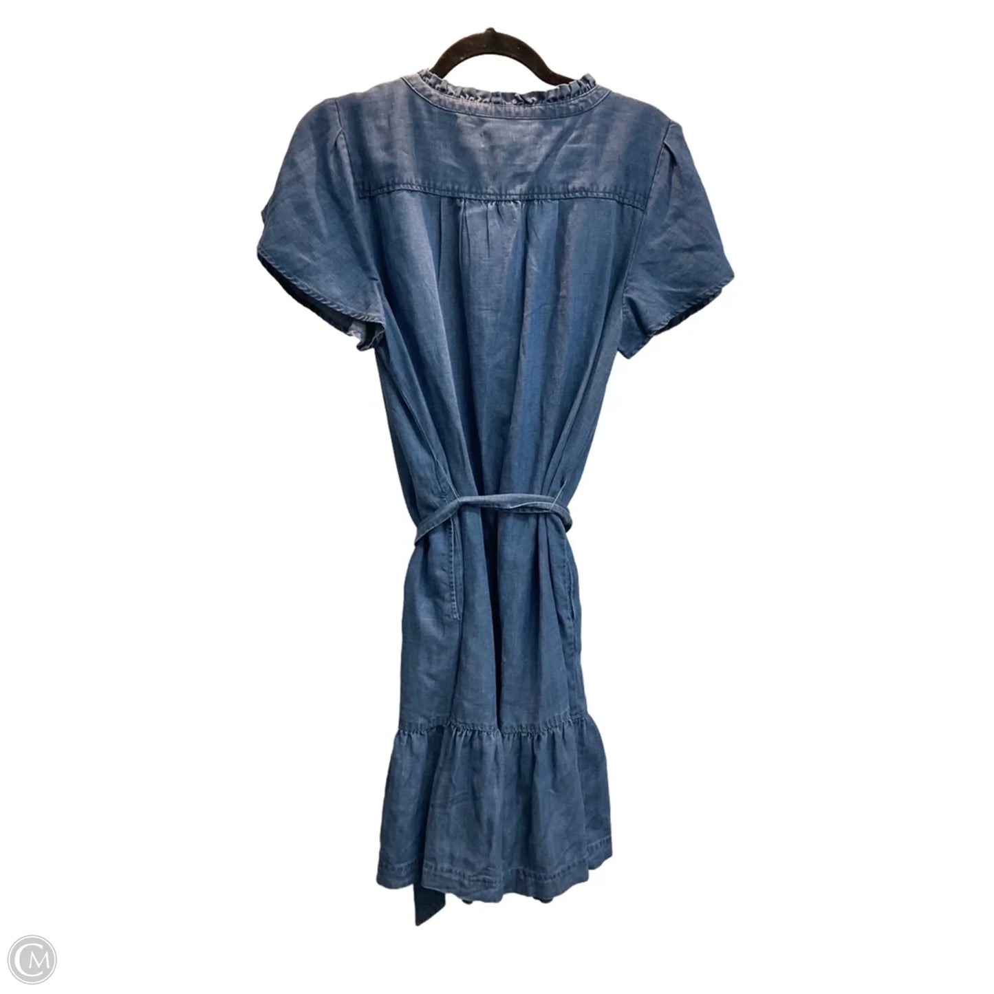 Dress Casual Midi By Loft In Blue, Size: M