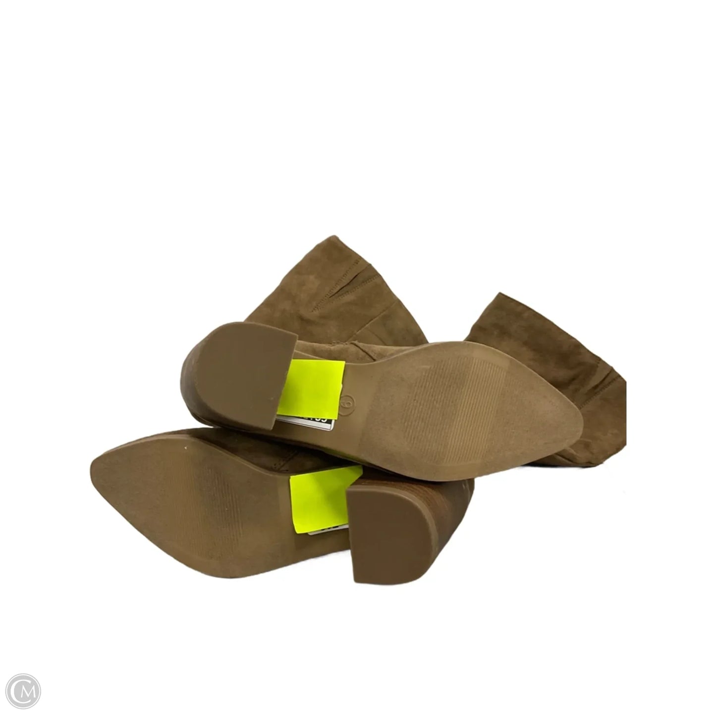 Boots Knee Heels By Universal Thread In Brown, Size: 9