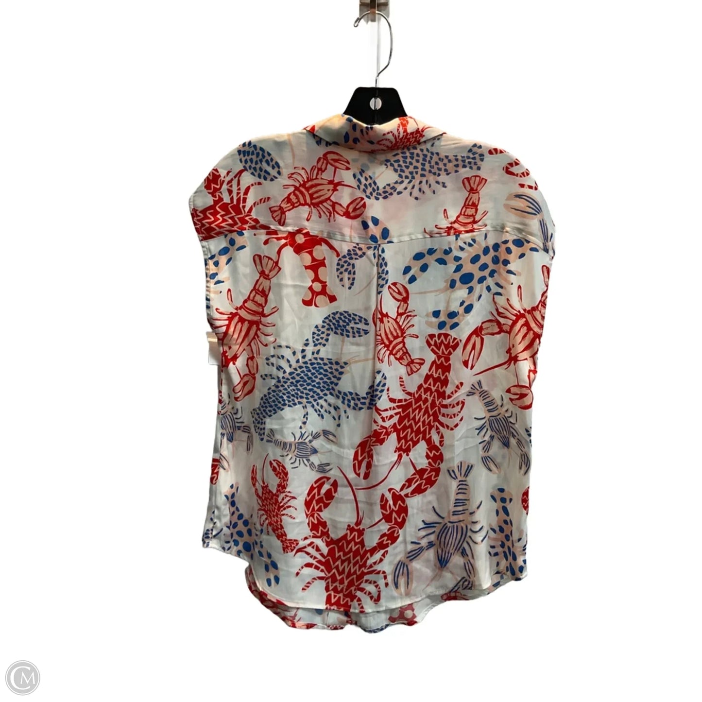 Top Sleeveless By Maison Damelie In Nautical Print, Size: S