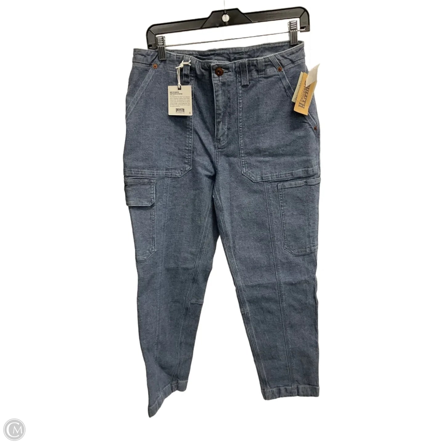 Jeans Straight By Duluth Trading In Blue, Size: 10