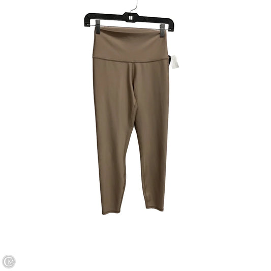 Athletic Leggings By Alo In Tan, Size: S