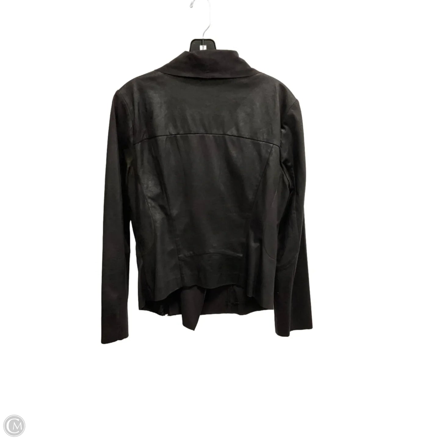 Jacket Moto By Calvin Klein In Black, Size: M