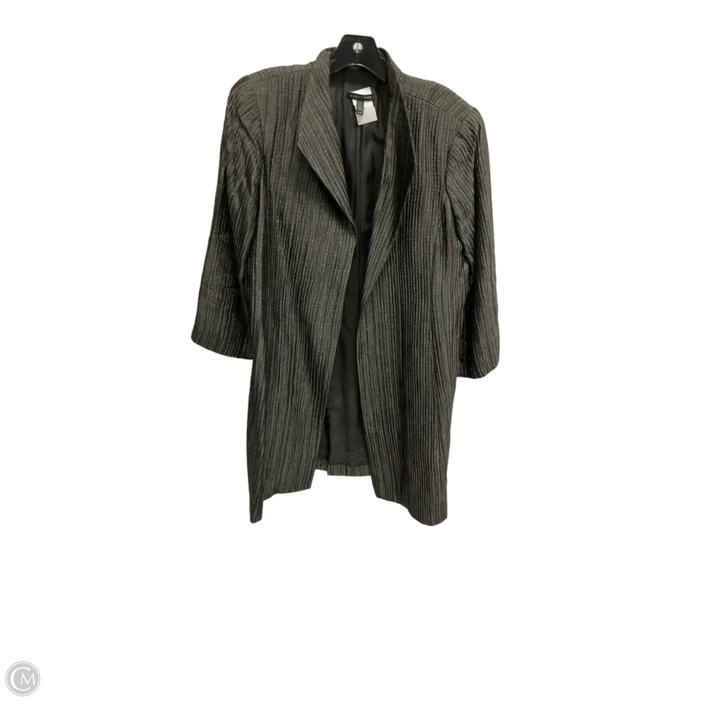 Jacket Other By Eileen Fisher In Grey, Size: M