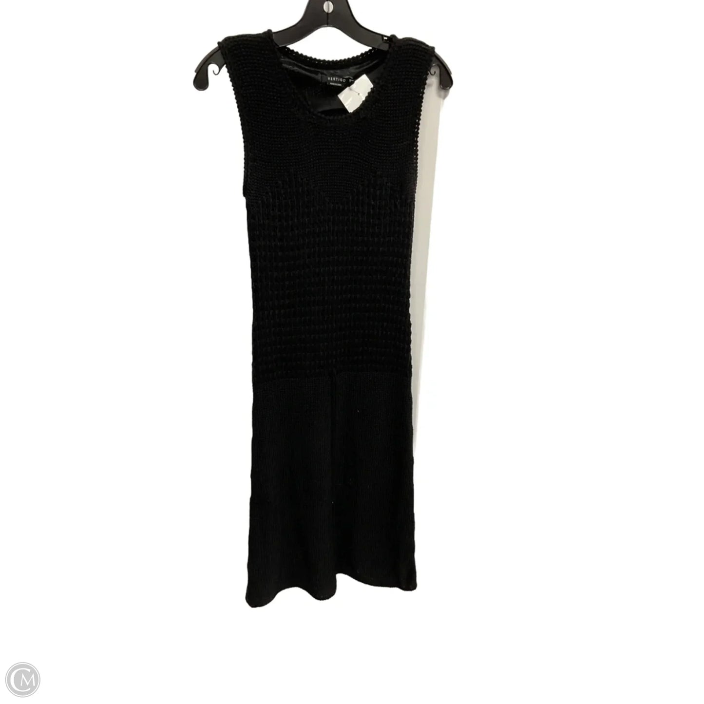 Dress Casual Midi By Vertigo In Black, Size: S