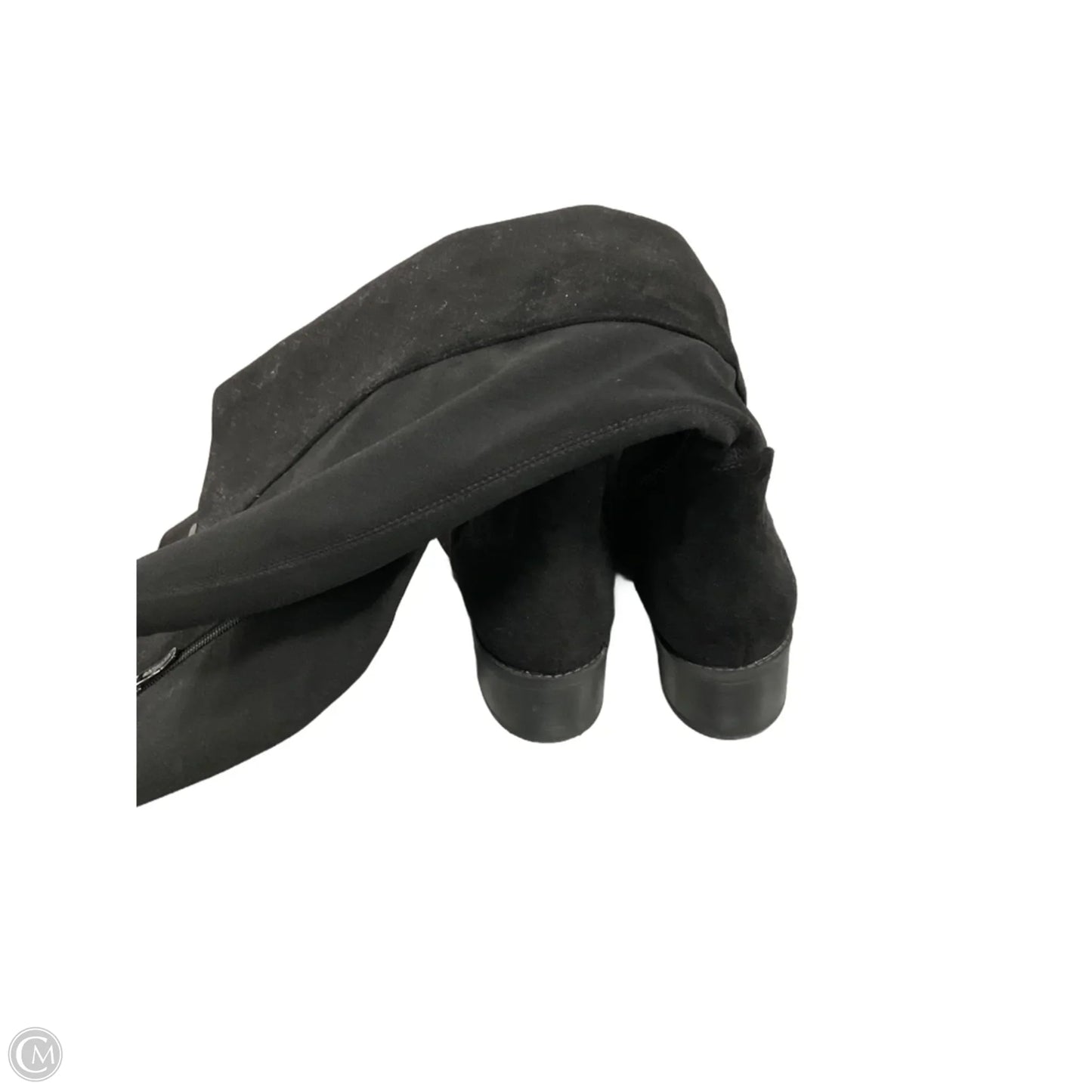 Boots Knee Heels By Easy Spirit In Black, Size: 8