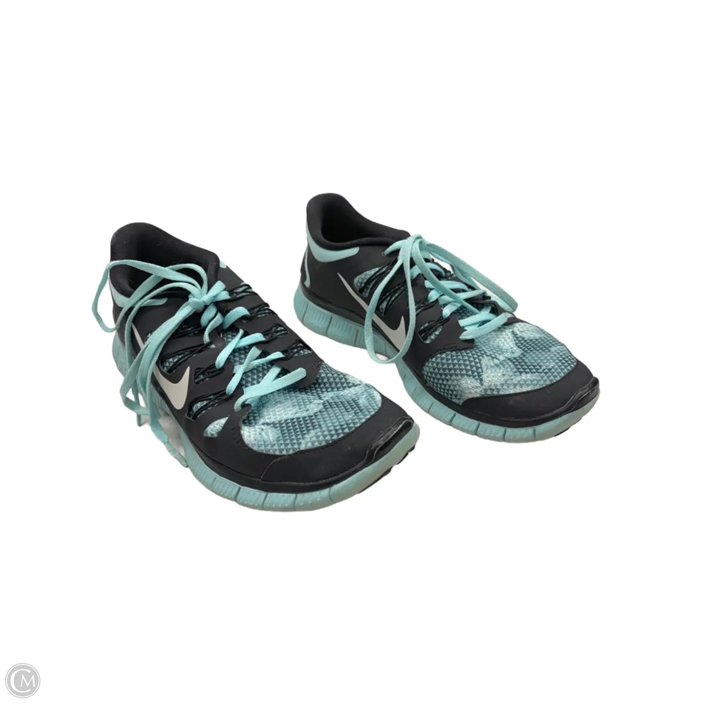 Shoes Athletic By Nike In Black & Blue, Size: 9