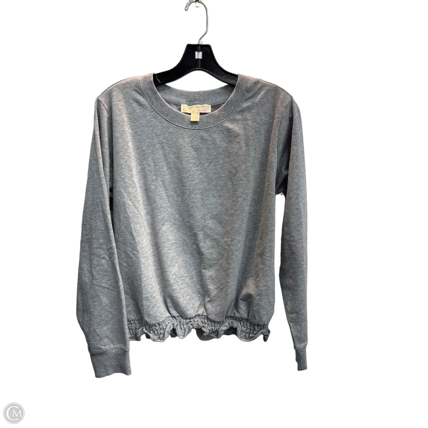 Sweatshirt Crewneck By Michael By Michael Kors In Grey, Size: M