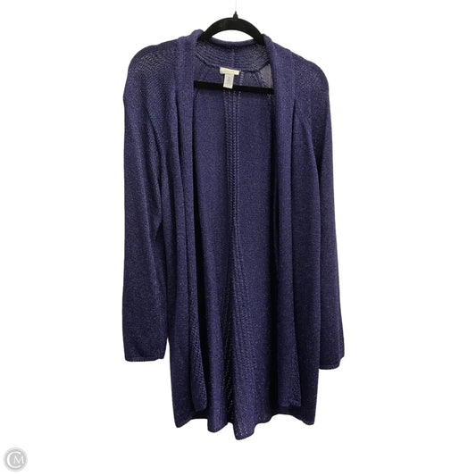 Cardigan By Chicos In Navy, Size: L