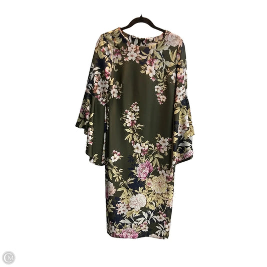 Dress Party Midi By New York And Co In Floral Print, Size: M