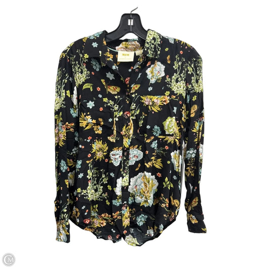 Top Long Sleeve By Maeve In Floral Print, Size: S