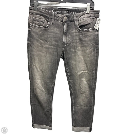 Jeans Boyfriend By Calvin Klein In Black, Size: 6