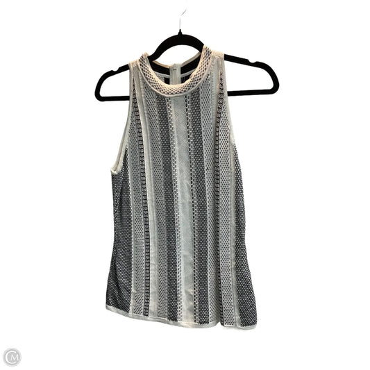 Top Sleeveless By White House Black Market In Black & White, Size: M