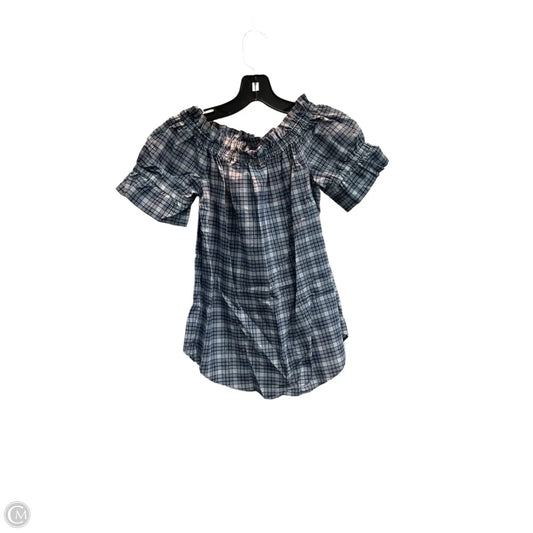 Top Short Sleeve By Michael By Michael Kors In Blue, Size: Xs