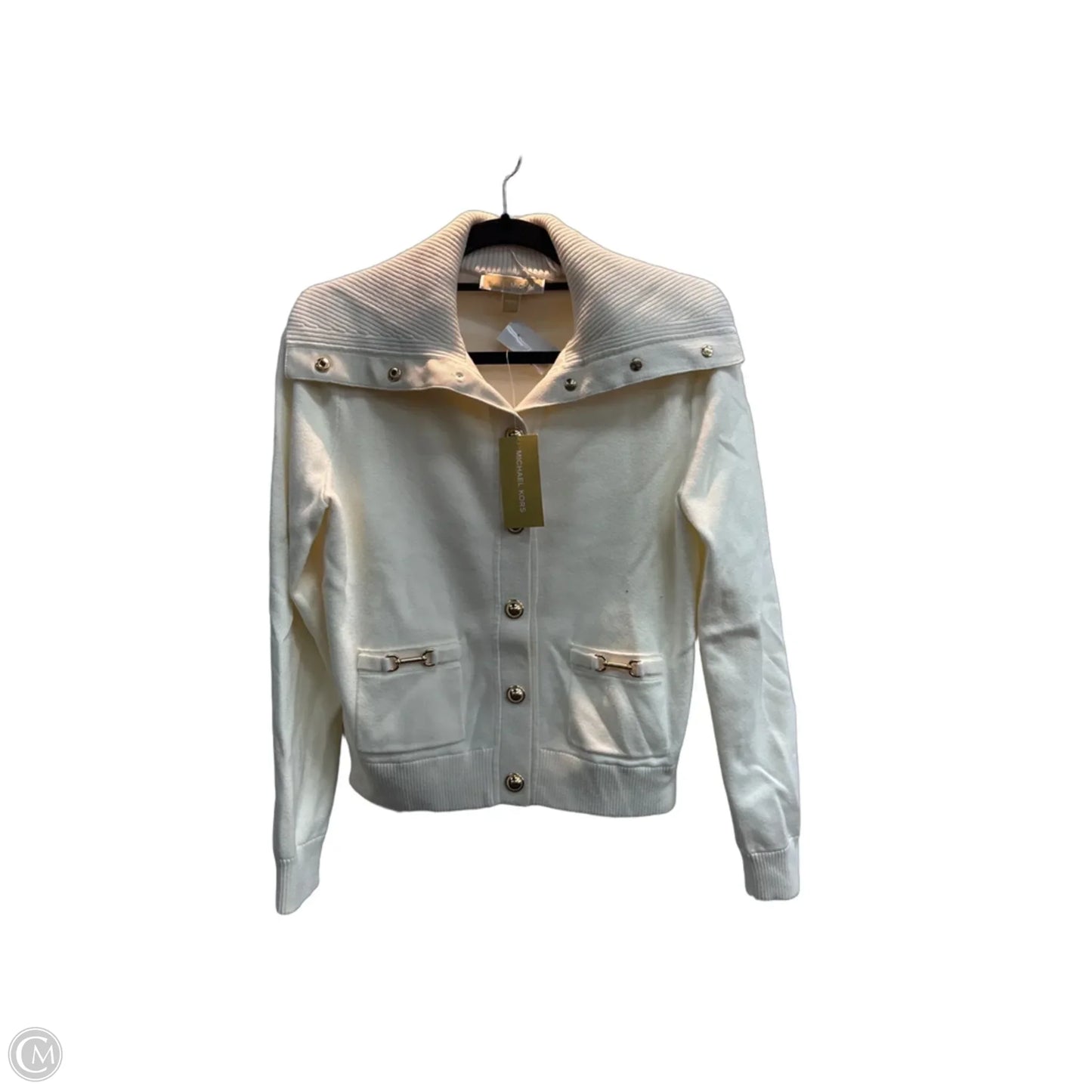 Cardigan By Michael By Michael Kors In Cream, Size: Xs