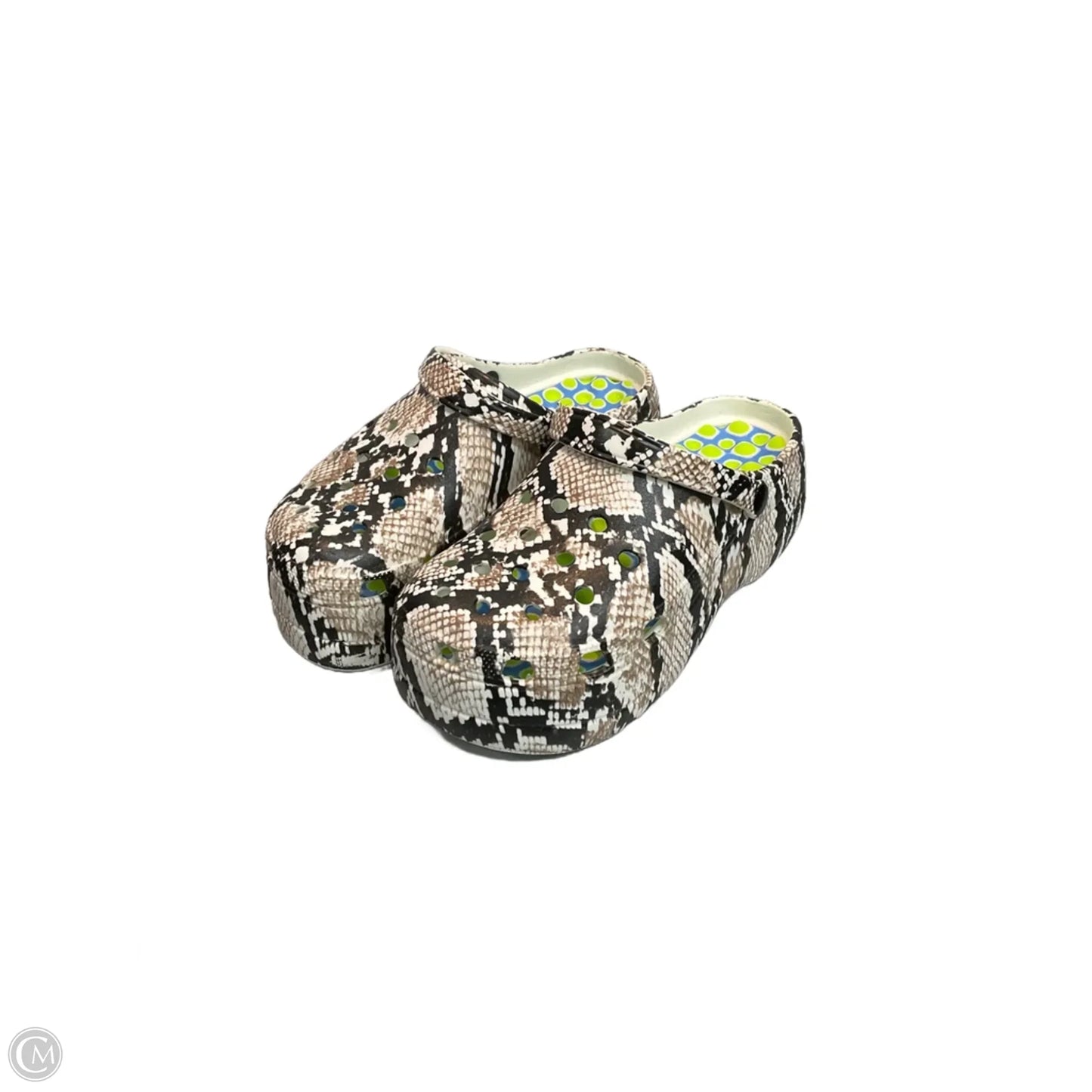 Shoes Heels Platform By Clothes Mentor In Snakeskin Print, Size: 8