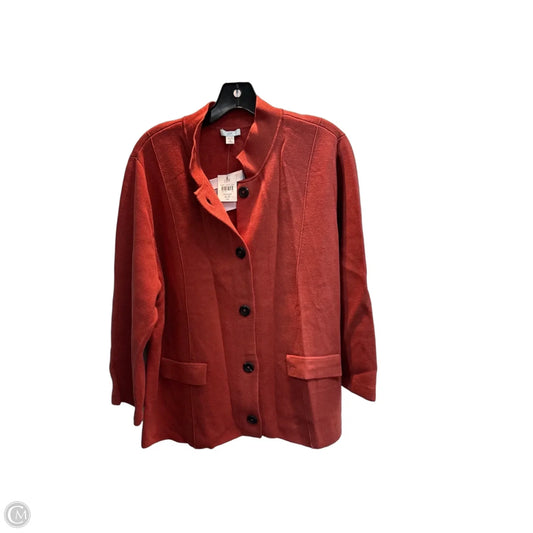 Cardigan By J. Jill In Red, Size: Xlp