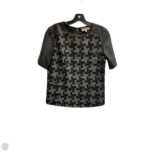 Blouse Short Sleeve By Classiques Entier In Black, Size: M