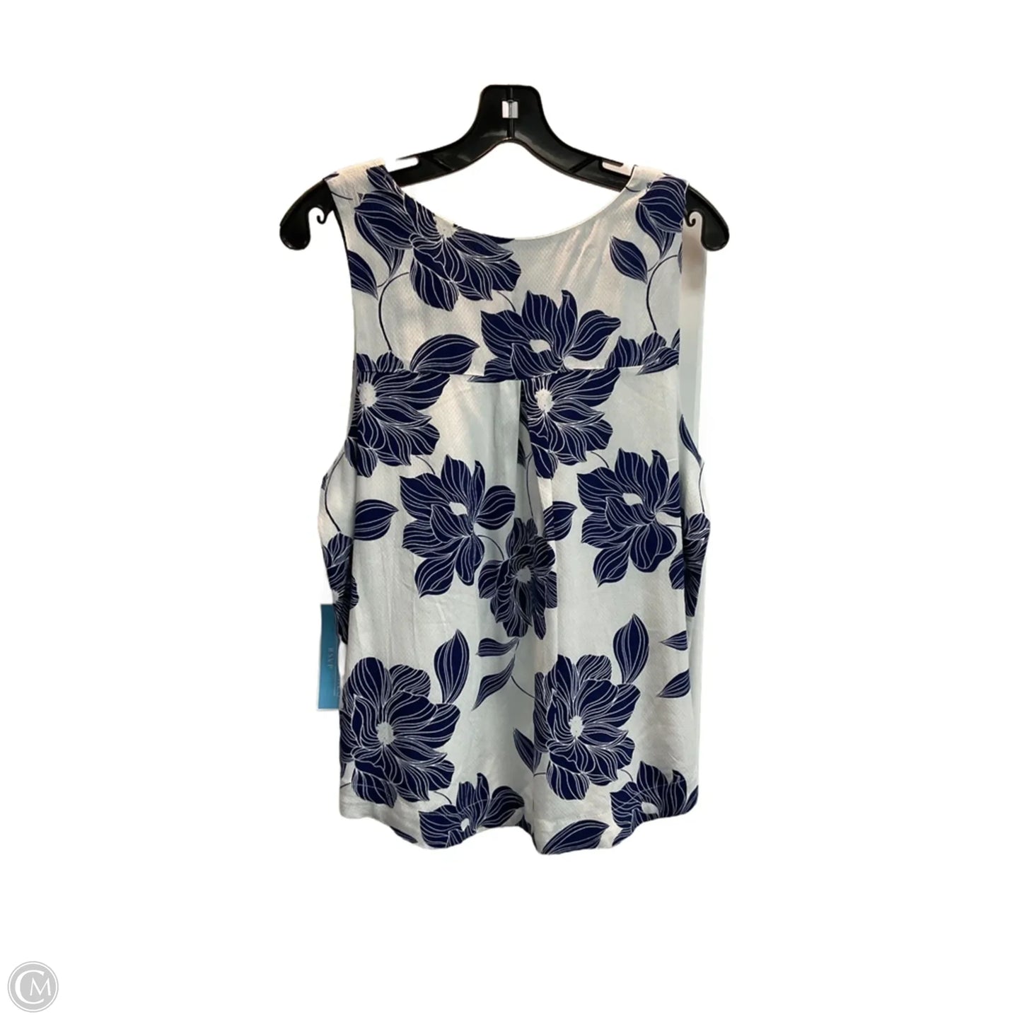 Top Sleeveless By Draper James Rsvp In Blue & White, Size: M