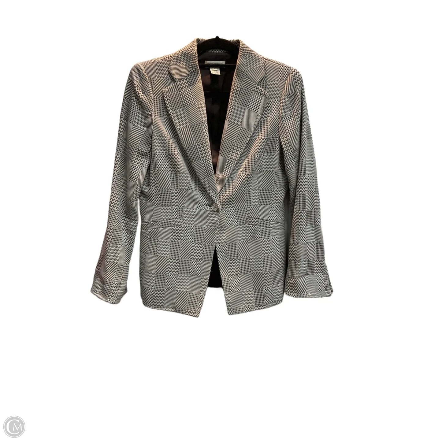 Blazer By Clothes Mentor In Brown, Size: S