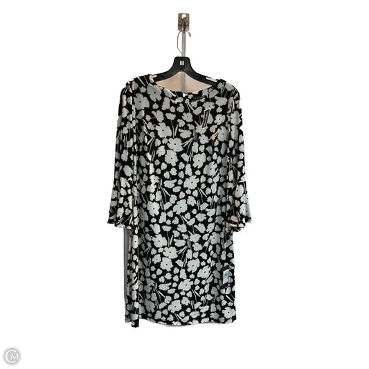 Dress Party Midi By Tommy Hilfiger In Black & White, Size: M