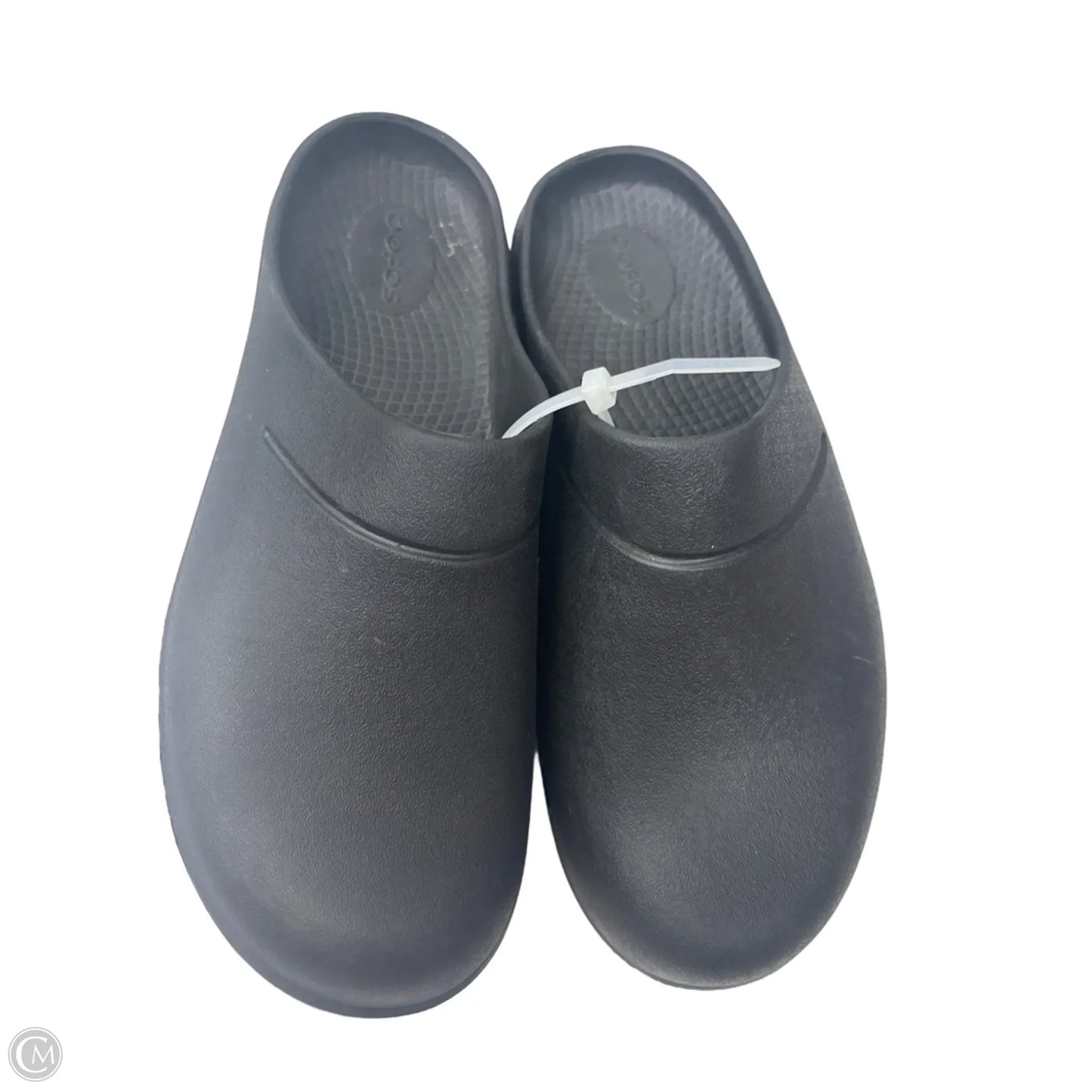 Shoes Flats By Oofos In Black, Size: 8