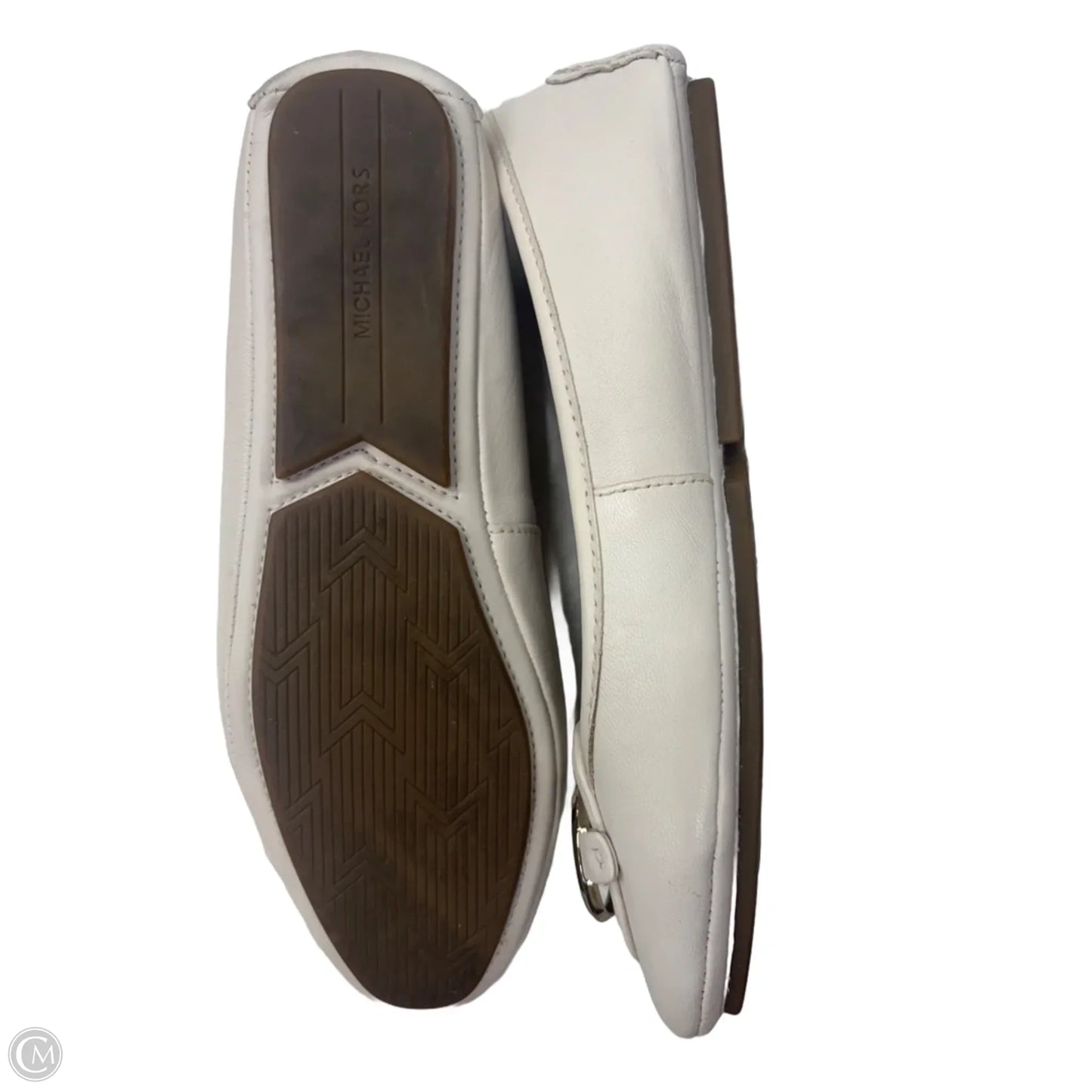 Shoes Flats By Michael By Michael Kors In Ivory, Size: 7