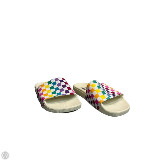 Sandals Sport By Vans In Rainbow Print, Size: 7