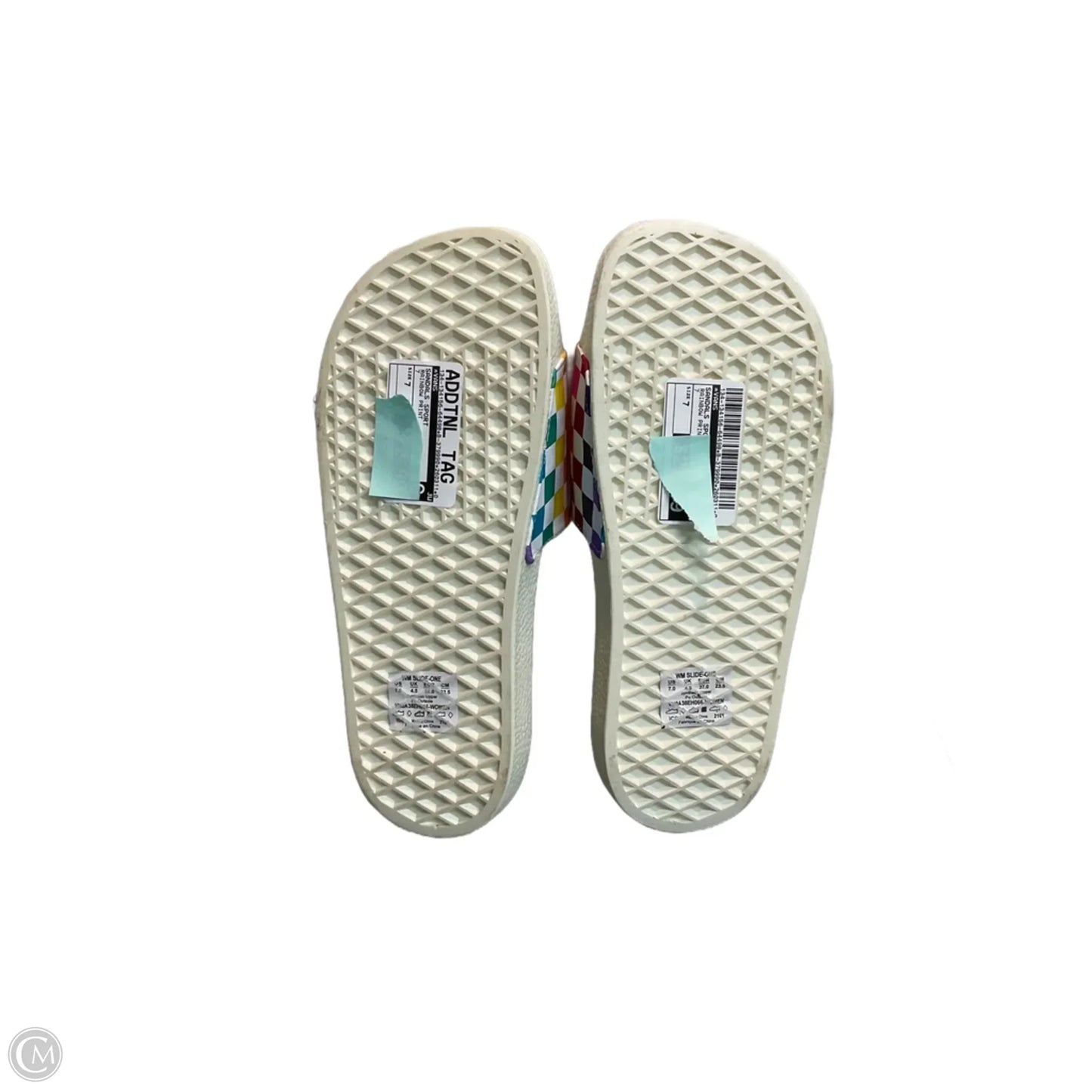 Sandals Sport By Vans In Rainbow Print, Size: 7