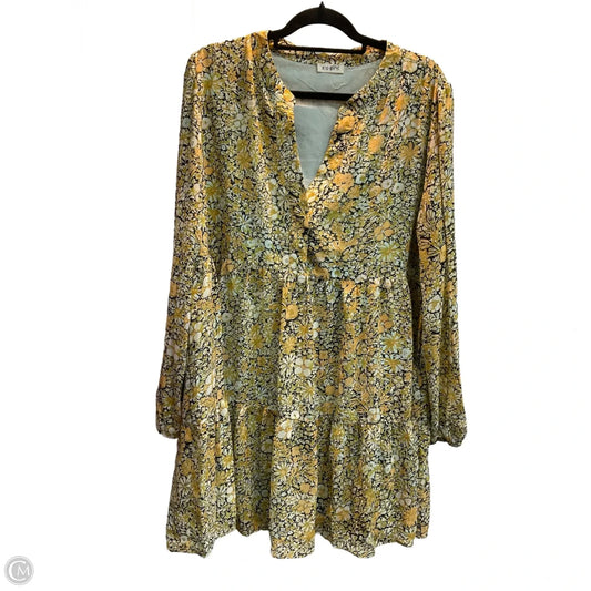 Dress Casual Midi By Kori America In Multi-colored, Size: 1x