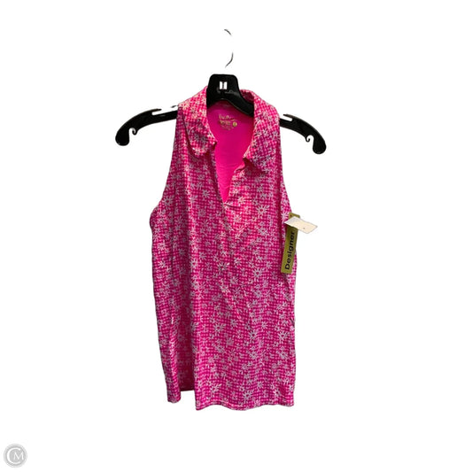 Top Sleeveless Designer By Lilly Pulitzer In Pink, Size: S