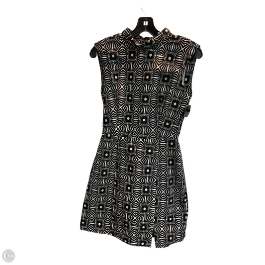 Dress Casual Midi By Anthropologie In Black & White, Size: Xs
