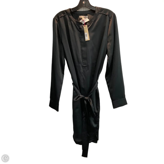 Dress Casual Midi By Banana Republic In Black, Size: 14