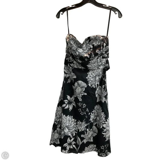 Dress Party Midi By White House Black Market In Black & White, Size: 12