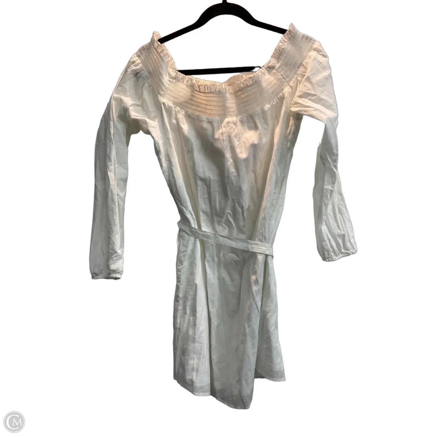 Dress Casual Midi By Express In White, Size: L