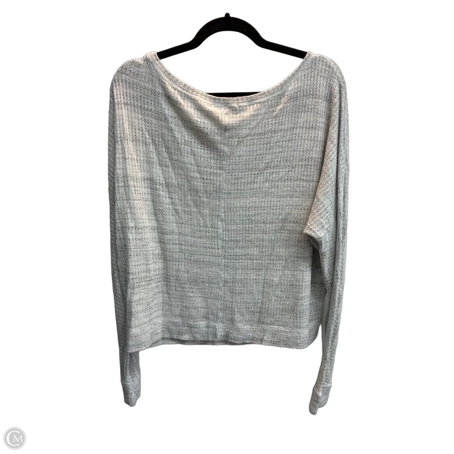 Top Long Sleeve By Cyrus In Grey, Size: M