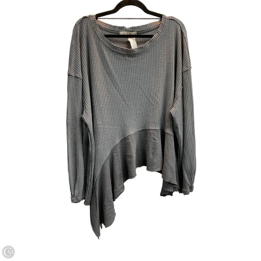 Top Long Sleeve By We The Free In Grey, Size: Xl