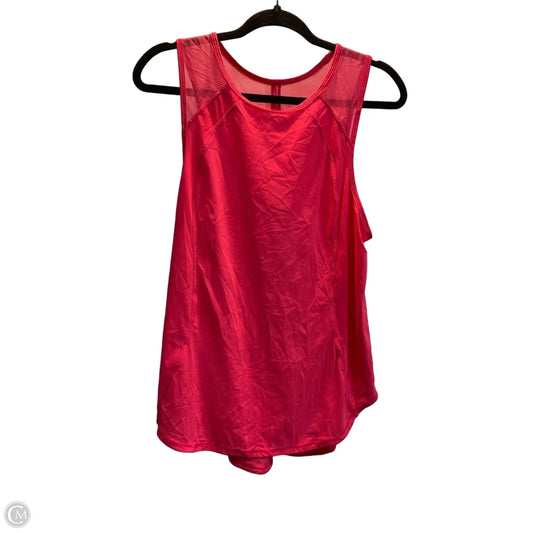 Athletic Tank Top By Lululemon In Pink, Size: S