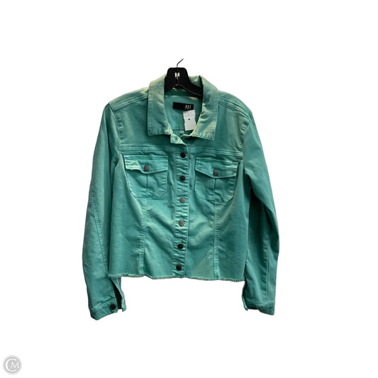Jacket Denim By Kut In Blue, Size: Xxl