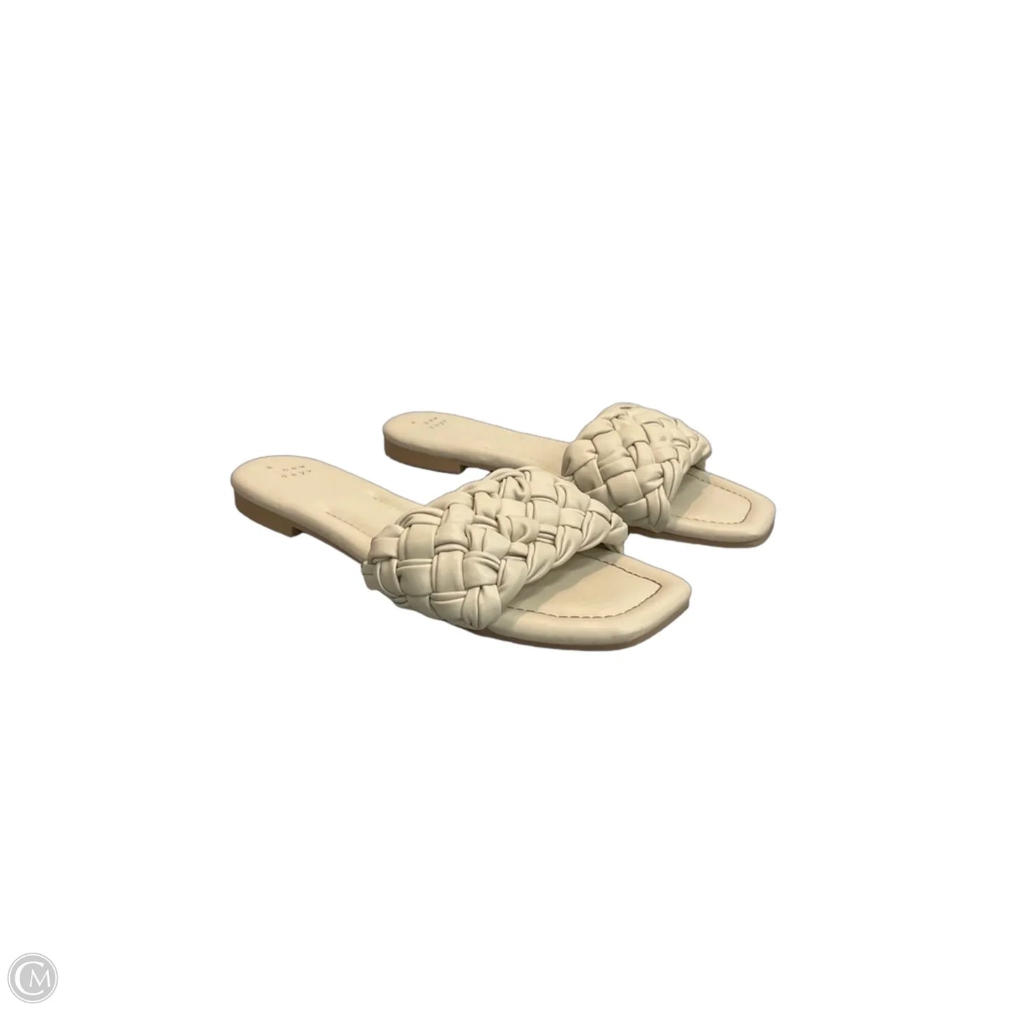 Sandals Flats By A New Day In Beige, Size: 10
