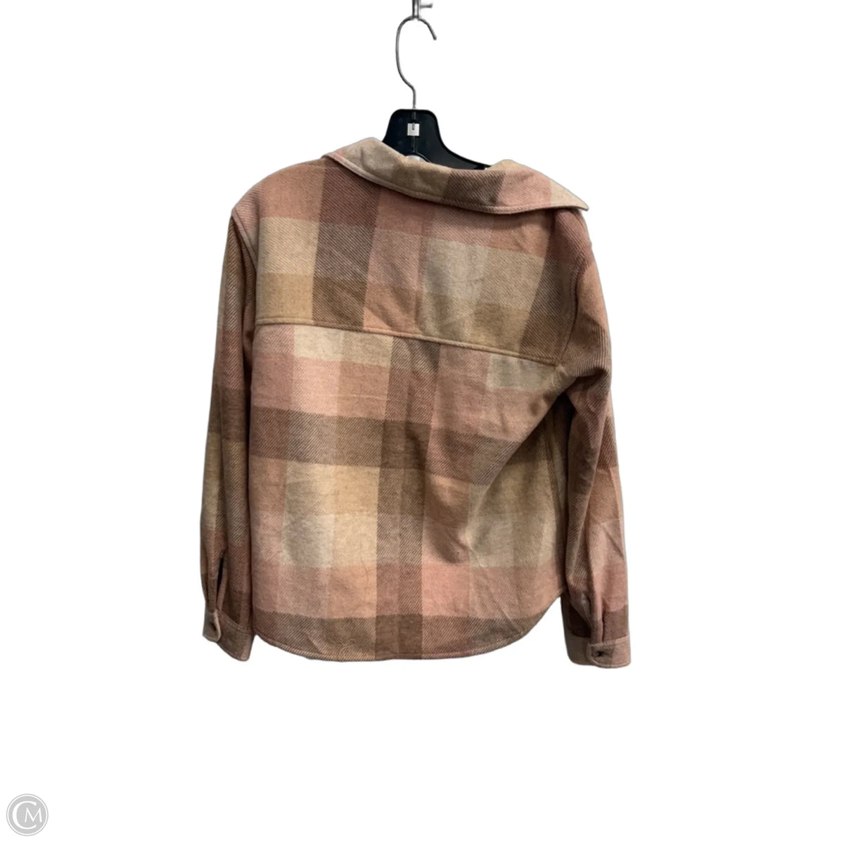 Jacket Fleece By Beachlunchlounge In Plaid Pattern, Size: Sp