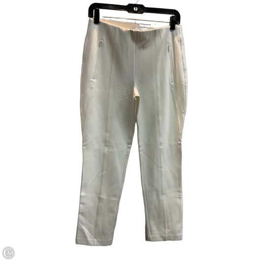 Pants Leggings By Chicos In White, Size: 2