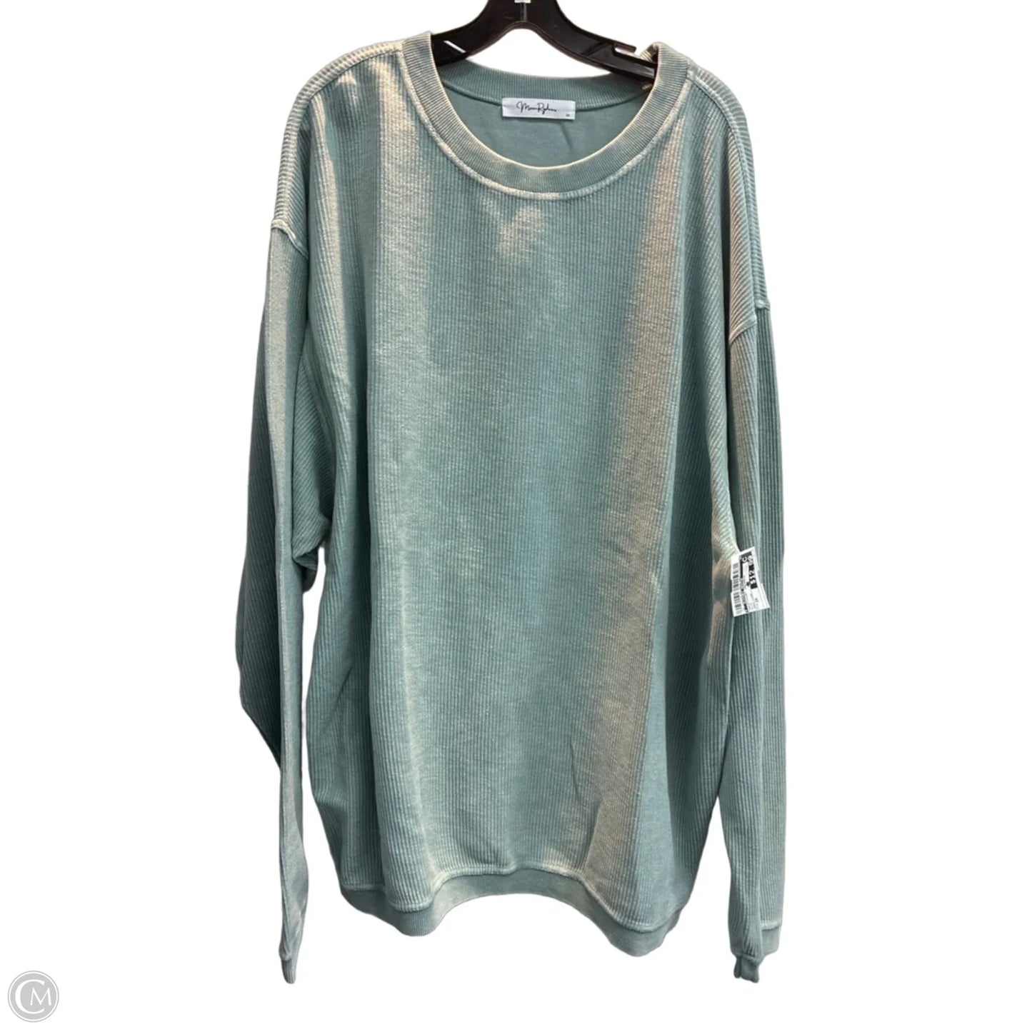 Sweatshirt Crewneck By Clothes Mentor In Blue, Size: 2x