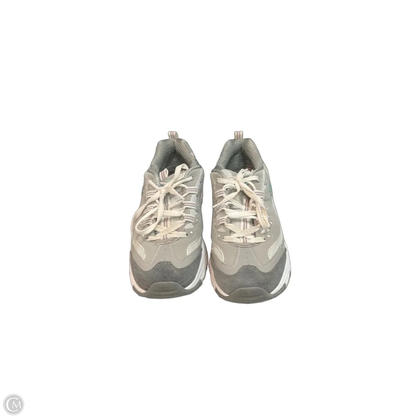 Shoes Athletic By Skechers In Grey, Size: 10