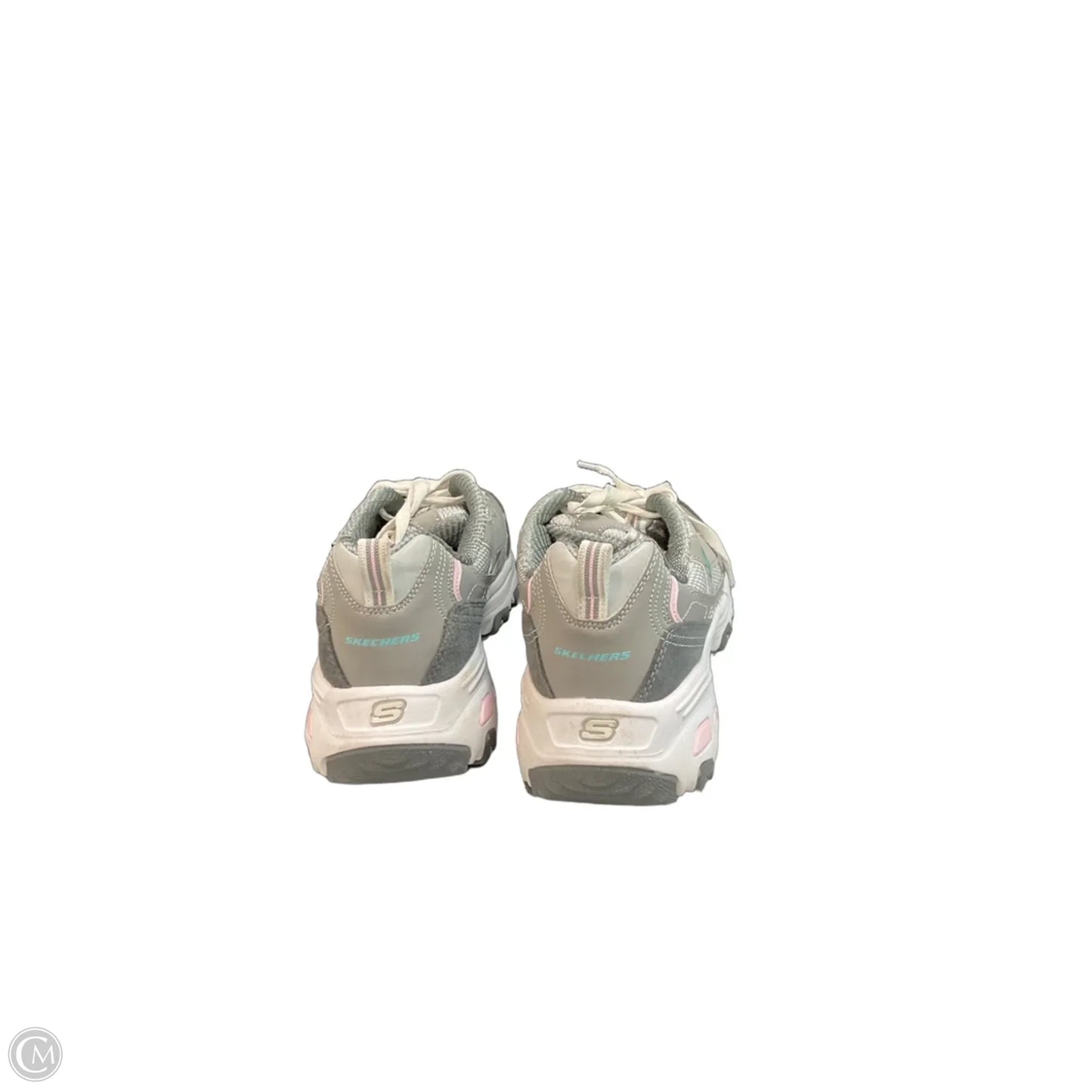 Shoes Athletic By Skechers In Grey, Size: 10