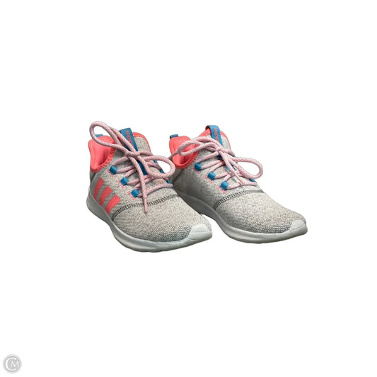 Shoes Athletic By Adidas In Grey & Pink, Size: 6
