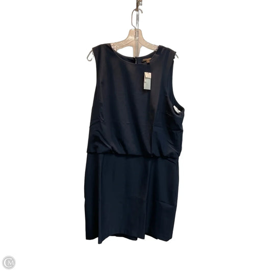 Dress Party Midi By Banana Republic In Navy, Size: 1x